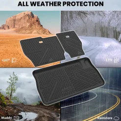 Fit for 2008-2020 Dodge Grand Caravan Floor Mats or Cargo & Seatback Mats