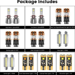 Fit for 2011-2020 Dodge Journey The Brightest LED Bulbs Upgrade