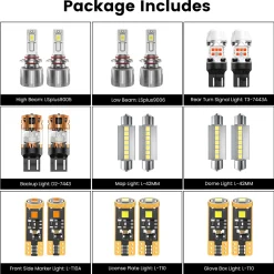 Fit for 2011-2020 Dodge Journey The Brightest LED Bulbs Upgrade
