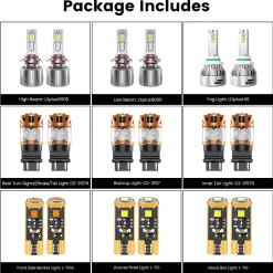 Fit for 2009-2010 Dodge Journey The Brightest LED Bulbs Upgrade