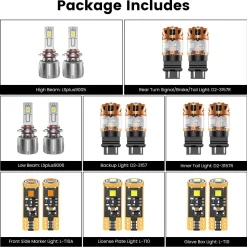 Fit for 2009-2010 Dodge Journey The Brightest LED Bulbs Upgrade