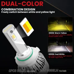 Fit for 2009-2010 Dodge Journey The Brightest LED Bulbs Upgrade