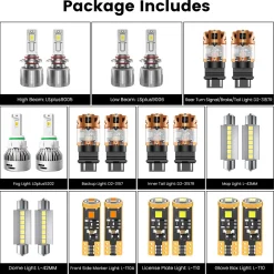 Fit for 2009-2010 Dodge Journey The Brightest LED Bulbs Upgrade