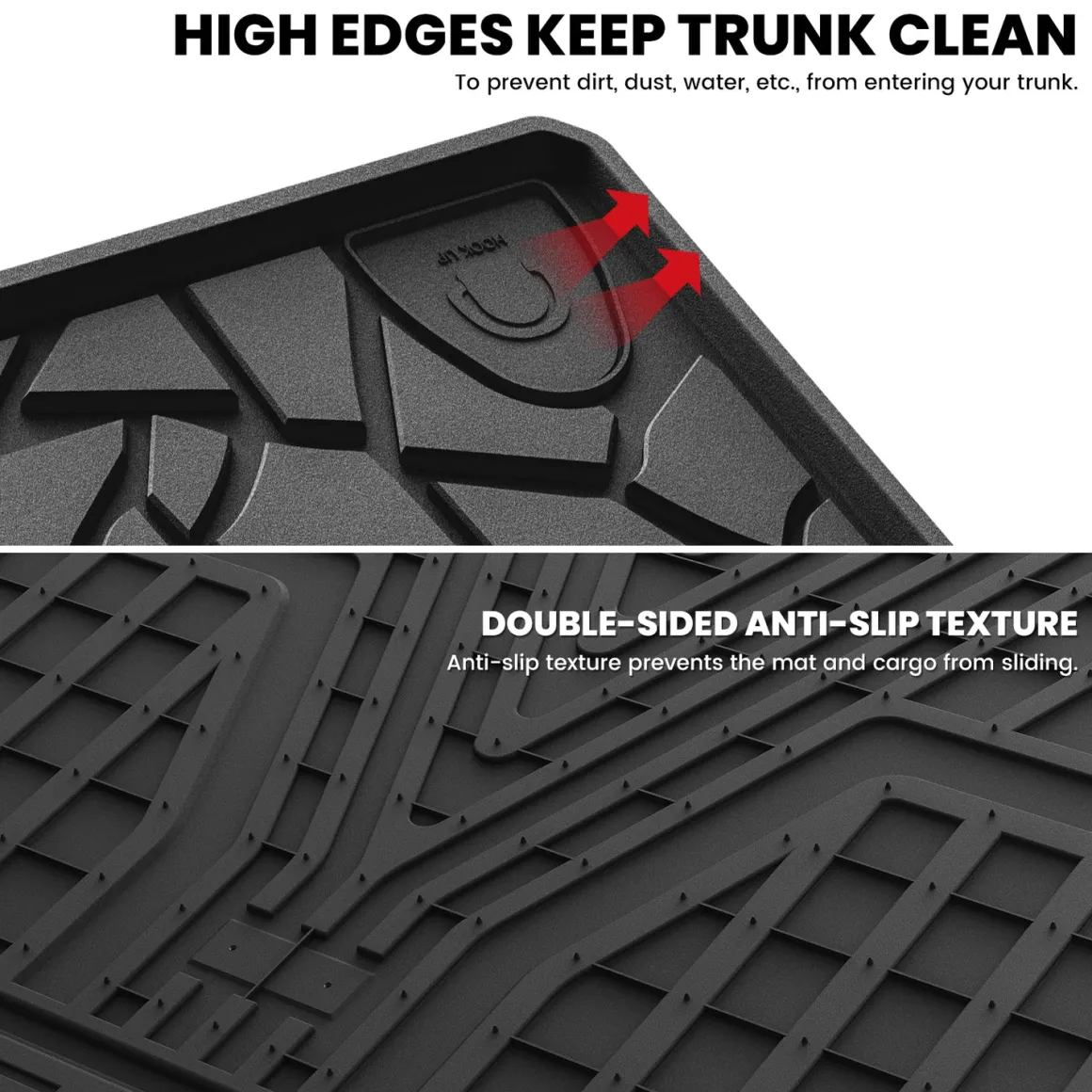 Fit for 2021-2026 Ford Bronco Custom Floor Mats or Cargo Mat, Not For Sport, Fit 4-Door & Not Rubberized Flooring