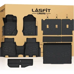 Fit for 2021-2026 Ford Bronco Custom Floor Mats or Cargo Mat, Not For Sport, Fit 4-Door & Not Rubberized Flooring