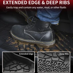 Fit for 2021-2026 Ford Bronco Custom Floor Mats or Cargo Mat, Not For Sport, Fit 4-Door & Not Rubberized Flooring