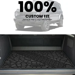 Fit for 2021-2026 Ford Bronco Custom Floor Mats or Cargo Mat, Not For Sport, Fit 4-Door & Not Rubberized Flooring