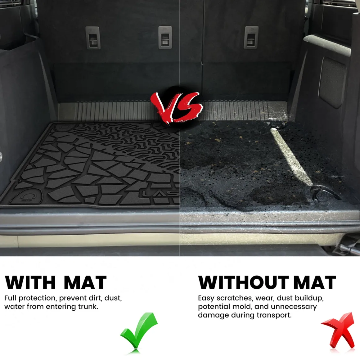 Fit for 2021-2026 Ford Bronco Custom Floor Mats or Cargo Mat, Not For Sport, Fit 4-Door & Not Rubberized Flooring