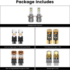 Fit for 2011-2016 Ford Chassis Cab F-350/450/550 The Brightest LED Bulbs Upgrade