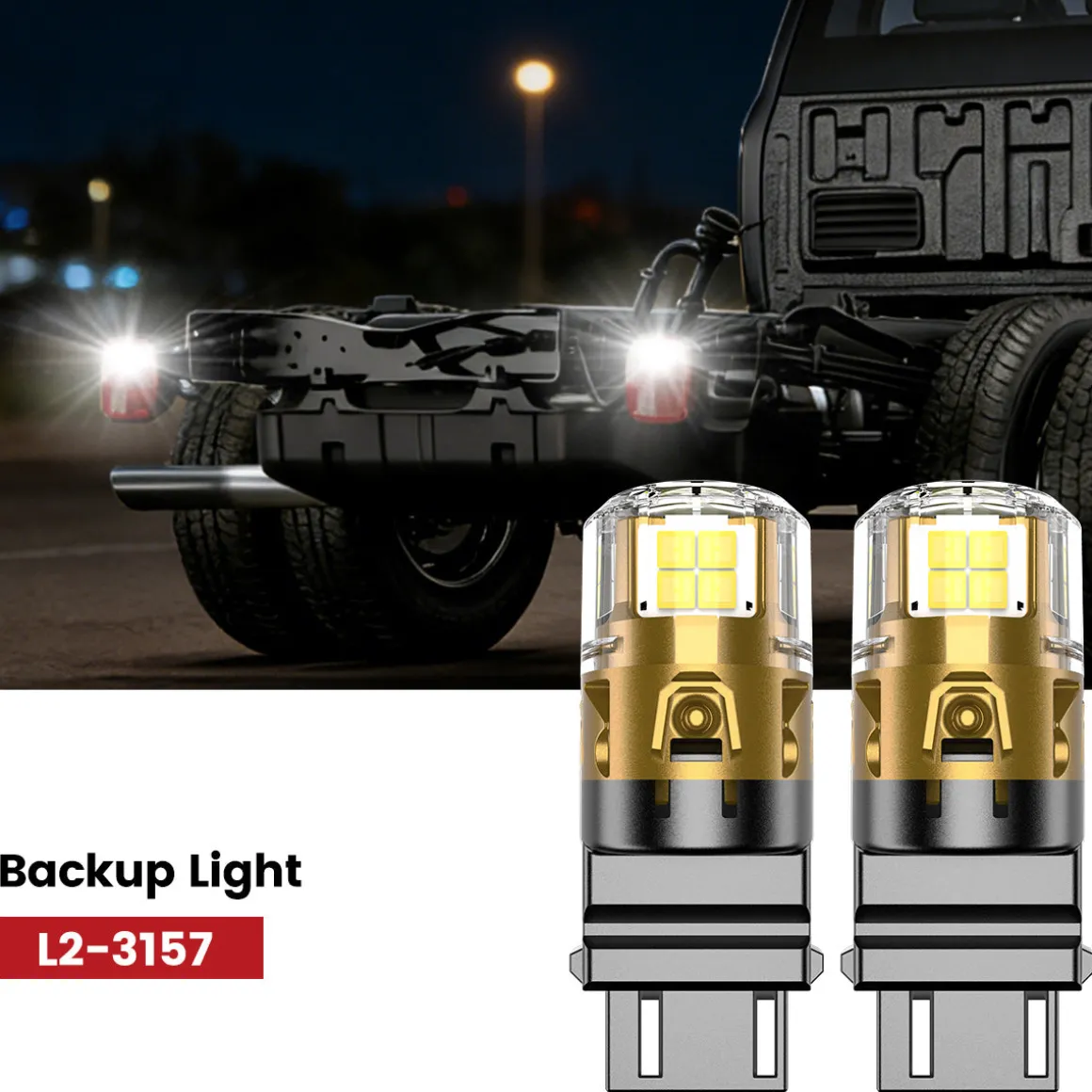 Fit for 2017-2019 Ford Chassis Cab F-350/450/550 The Brightest LED Bulbs Upgrade