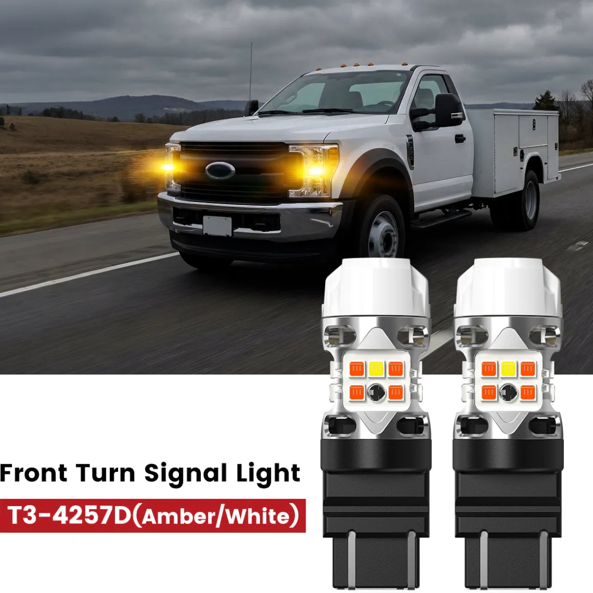 Fit for 2020-2022 Ford Chassis Cab F-350/450/550 The Brightest LED Bulbs Upgrade