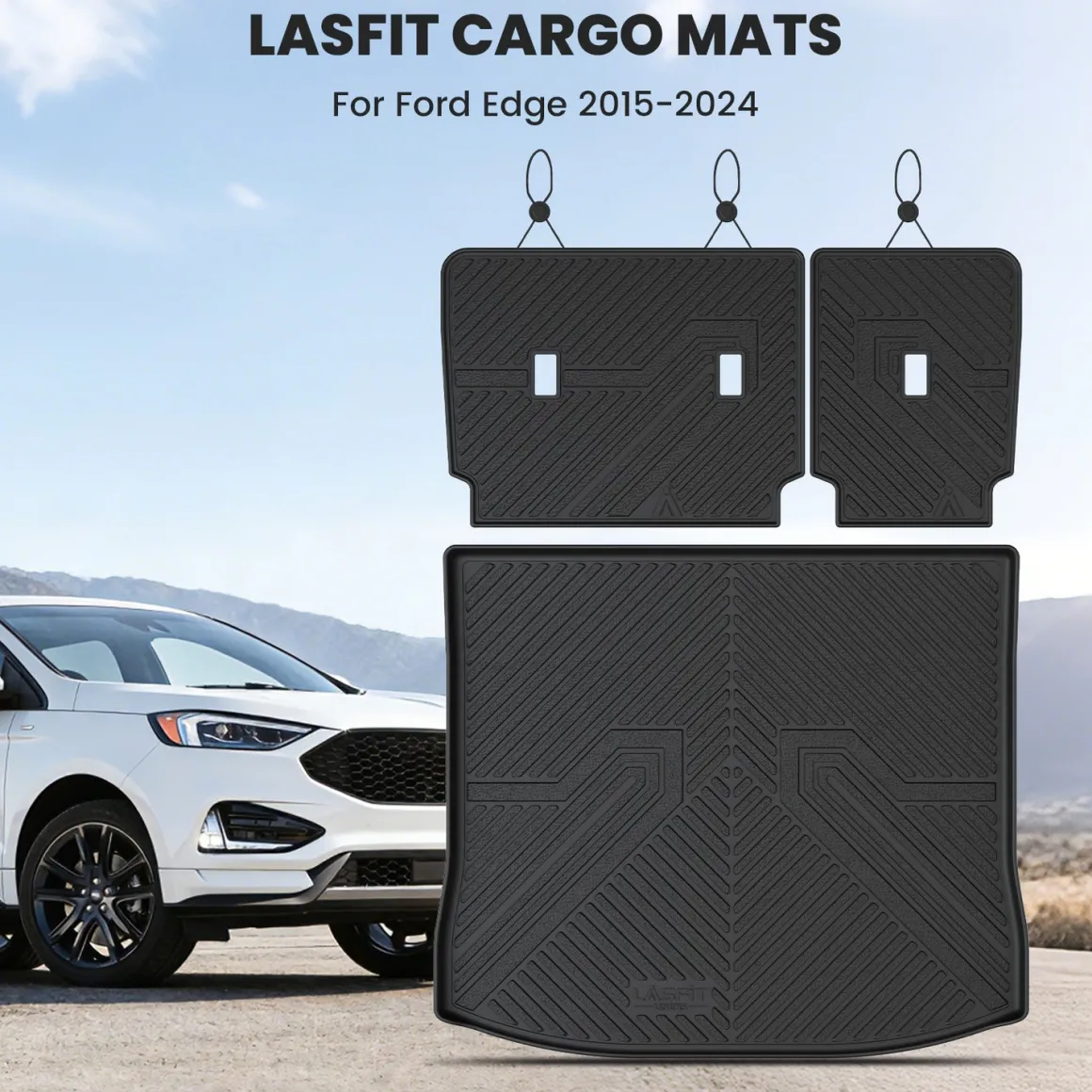 Fit for 2015-2024 Ford Edge & Edge ST Floor Mats or Seatback & Cargo Mats