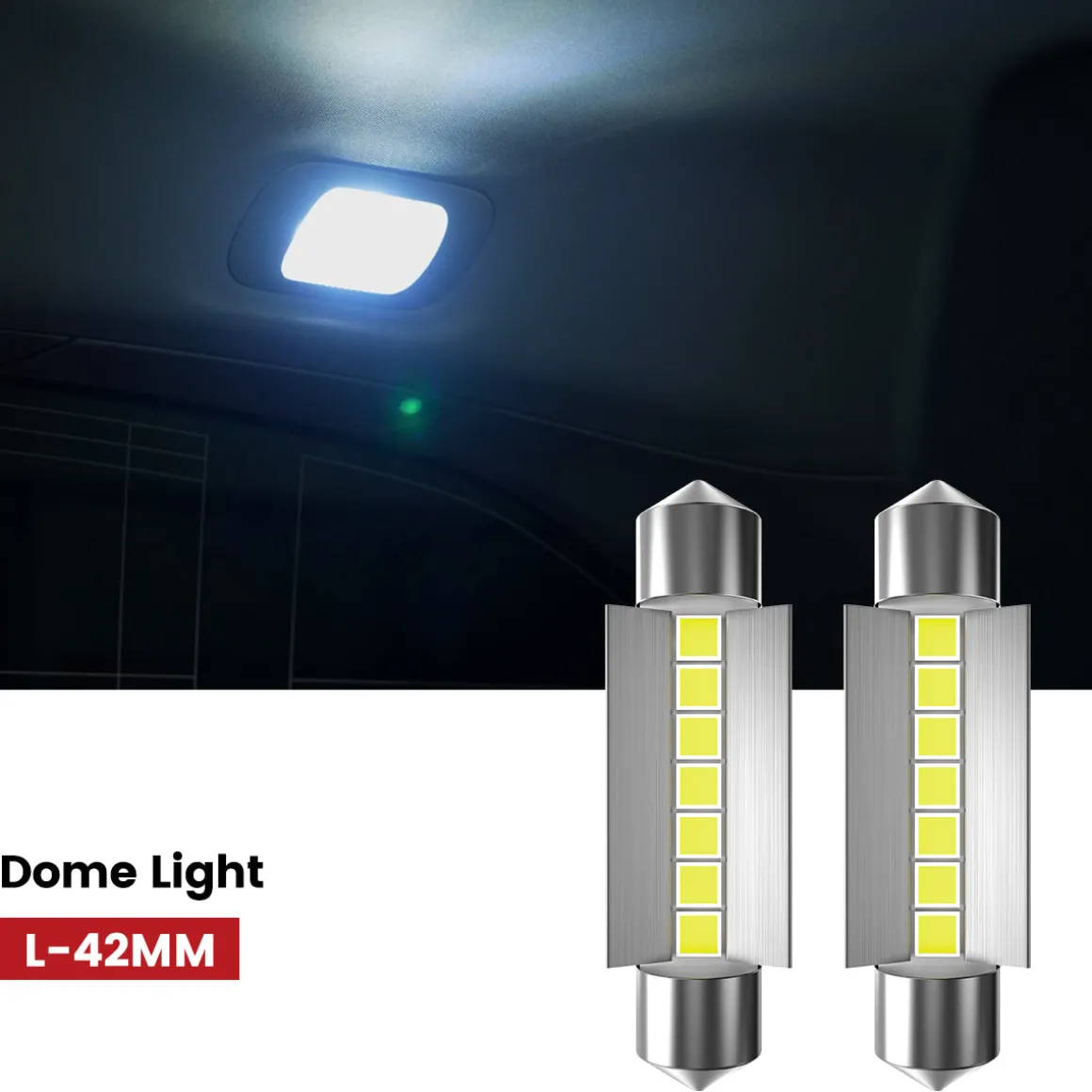 Fit for 2011-2014 Ford Edge The Brightest LED Bulbs Upgrade | Tested and Verified