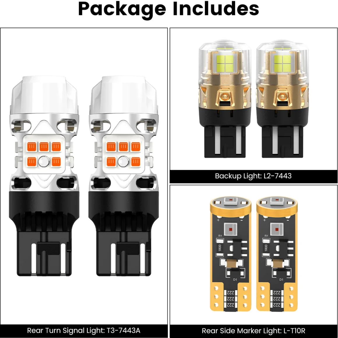 Fit for 2020-2022 Ford Escape The Brightest LED Bulbs Upgrade | Tested and Verified
