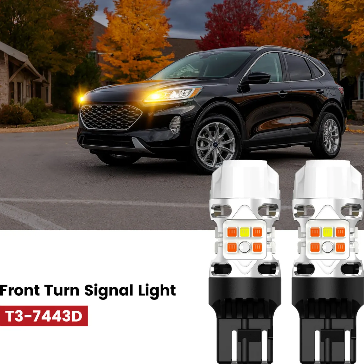Fit for 2020-2022 Ford Escape The Brightest LED Bulbs Upgrade | Tested and Verified