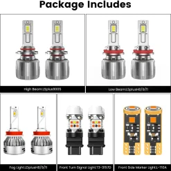 Fit for 2022-2023 Ford E-Transit The Brightest LED Bulbs Upgrade | Tested and Verified