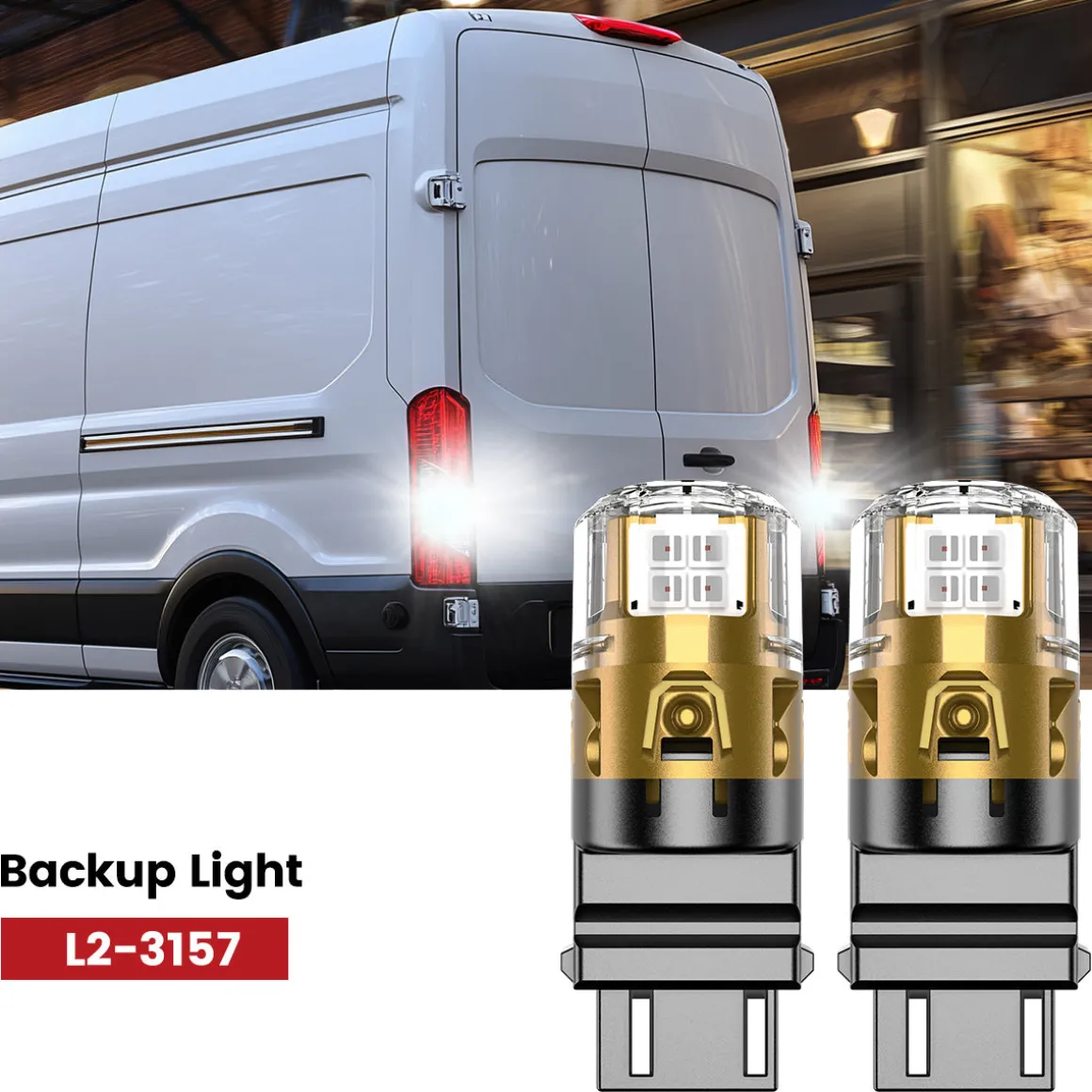 Fit for 2022-2023 Ford E-Transit The Brightest LED Bulbs Upgrade | Tested and Verified