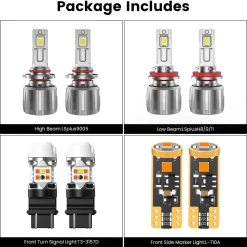 Fit for 2022-2023 Ford E-Transit The Brightest LED Bulbs Upgrade | Tested and Verified