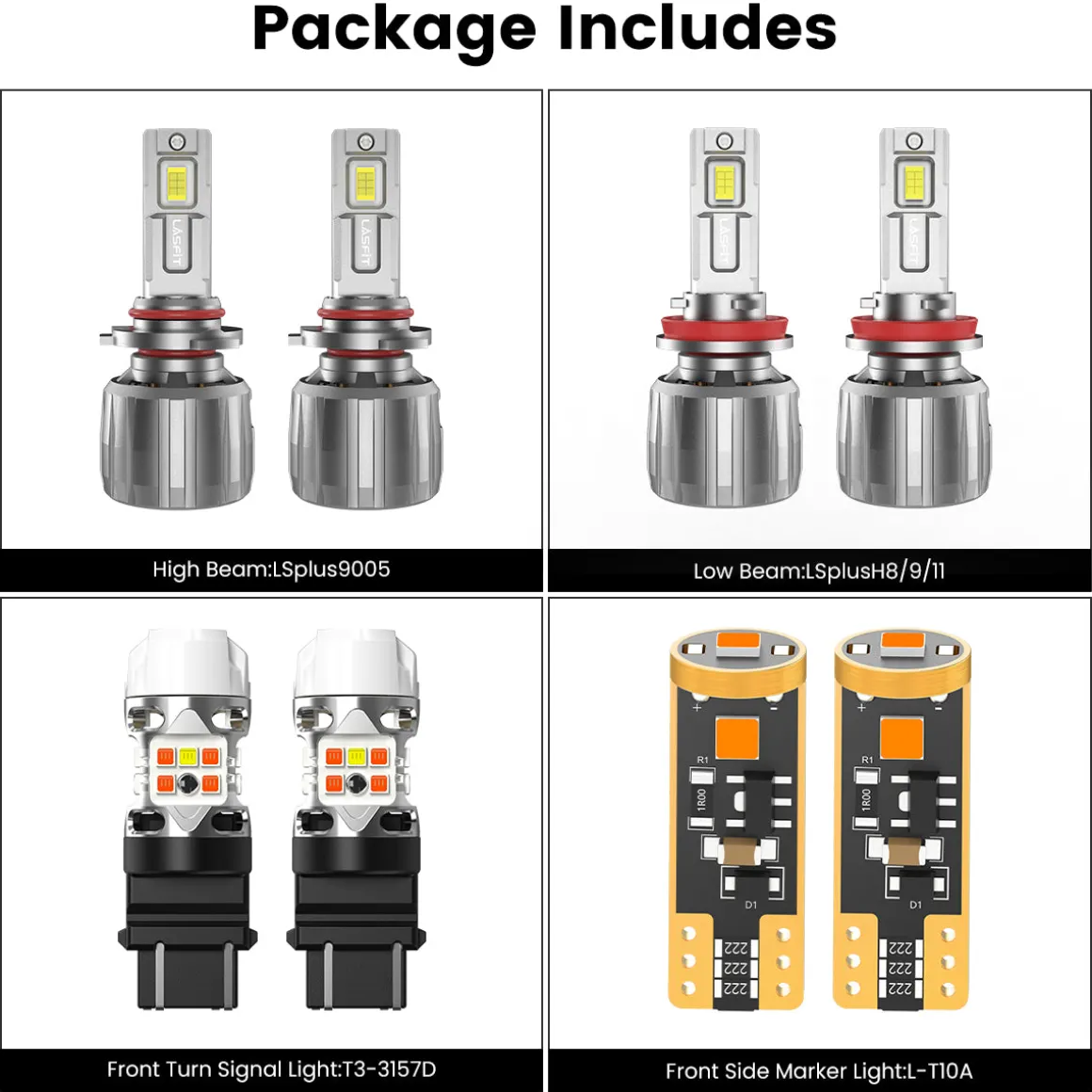 Fit for 2022-2023 Ford E-Transit The Brightest LED Bulbs Upgrade | Tested and Verified
