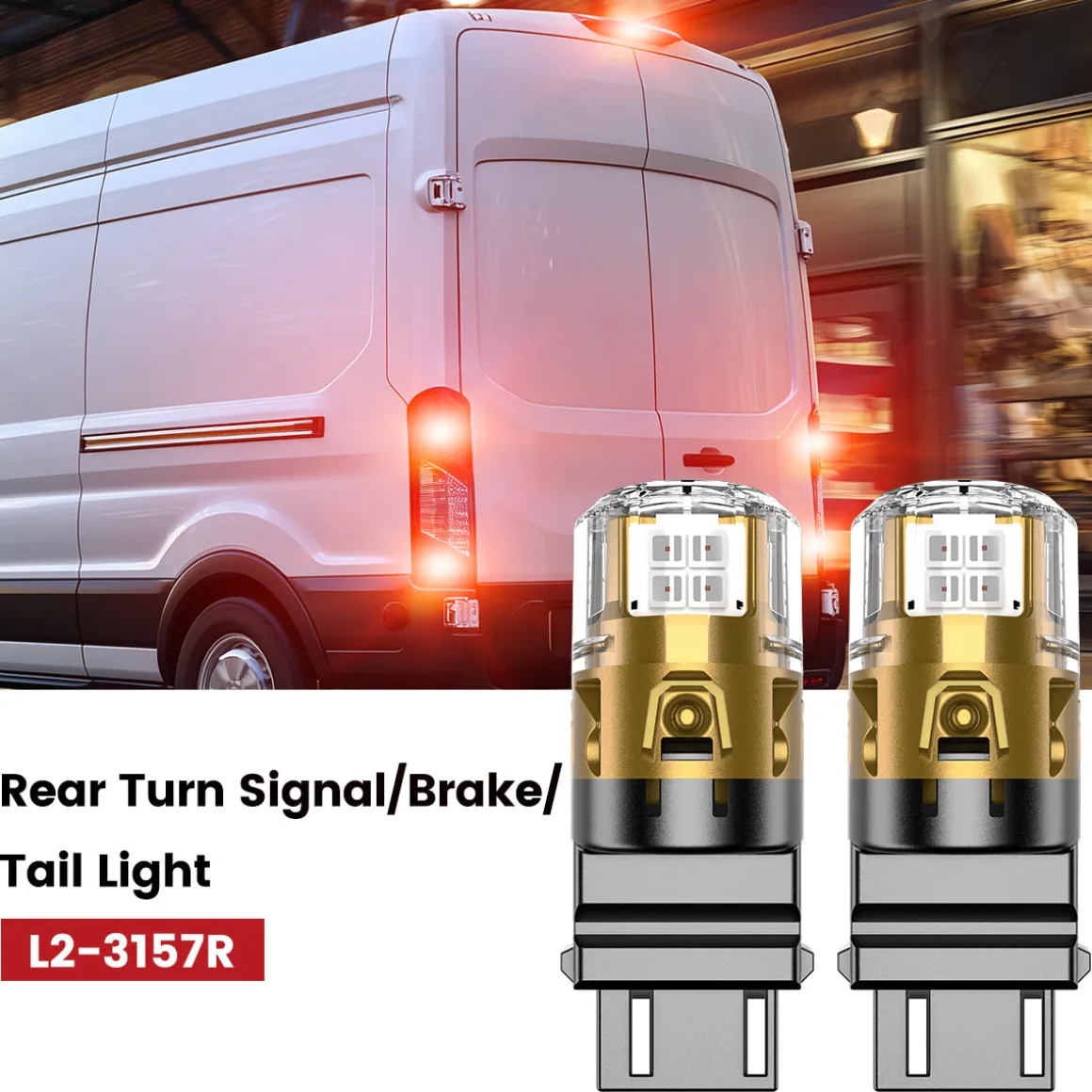 Fit for 2022-2023 Ford E-Transit The Brightest LED Bulbs Upgrade | Tested and Verified