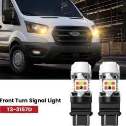 Fit for 2022-2023 Ford E-Transit The Brightest LED Bulbs Upgrade | Tested and Verified