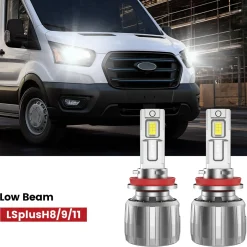 Fit for 2022-2023 Ford E-Transit The Brightest LED Bulbs Upgrade | Tested and Verified