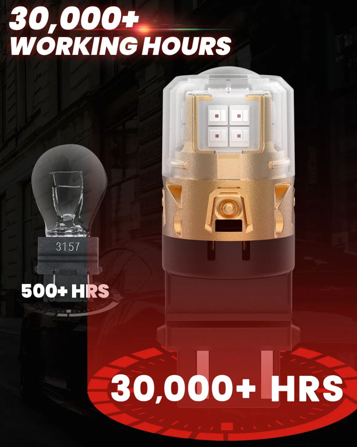 Fit for 2022-2023 Ford E-Transit The Brightest LED Bulbs Upgrade | Tested and Verified
