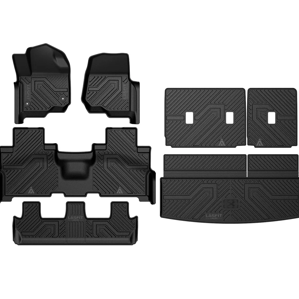 Fit for 2021-2024 Ford Expedition 8 Seats Floor Mats or Seatback & Cargo Mats