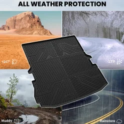Fit for 2015-2019 Ford Explorer Floor Mats or Cargo & Seatback Mats
