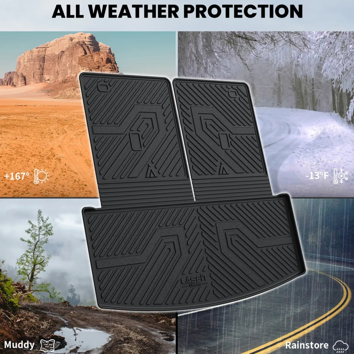 Fit for 2020-2026 Ford Explorer Floor Mats or Seatback & Cargo Mats