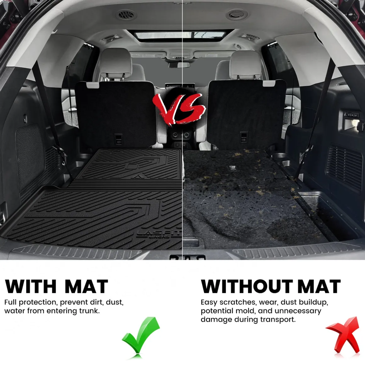 Fit for 2020-2026 Ford Explorer Floor Mats or Seatback & Cargo Mats