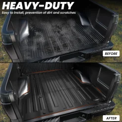 Fit for 2004-2014 Ford F-150 5.5' Bed Heavy Duty Truck Bed Mats, Not Fit Drop-in liners