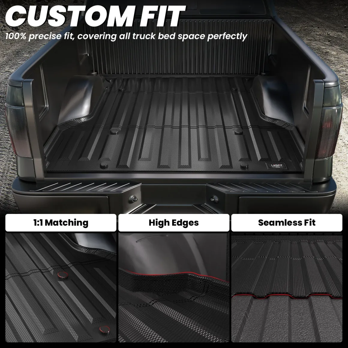 Fit for 2004-2014 Ford F-150 5.5' Bed Heavy Duty Truck Bed Mats, Not Fit Drop-in liners