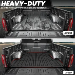 Fit for 2024-2026 Ford F-150 Bed Mat & Tailgate Mat, Including F-150 Lightning