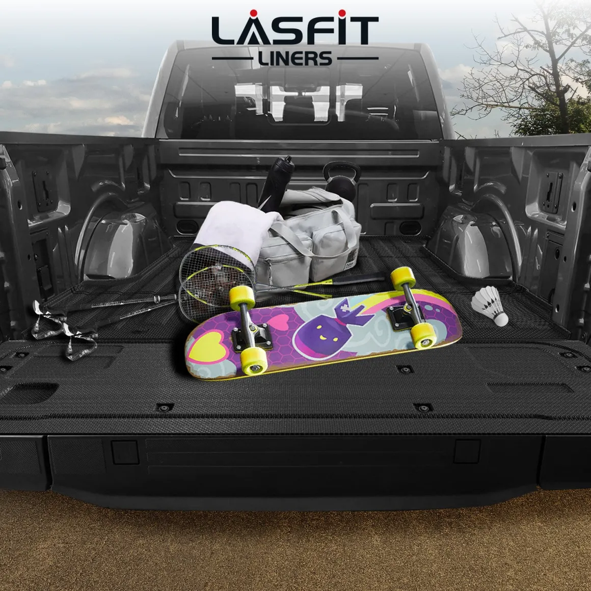 Fit for 2024-2026 Ford F-150 Bed Mat & Tailgate Mat, Including F-150 Lightning