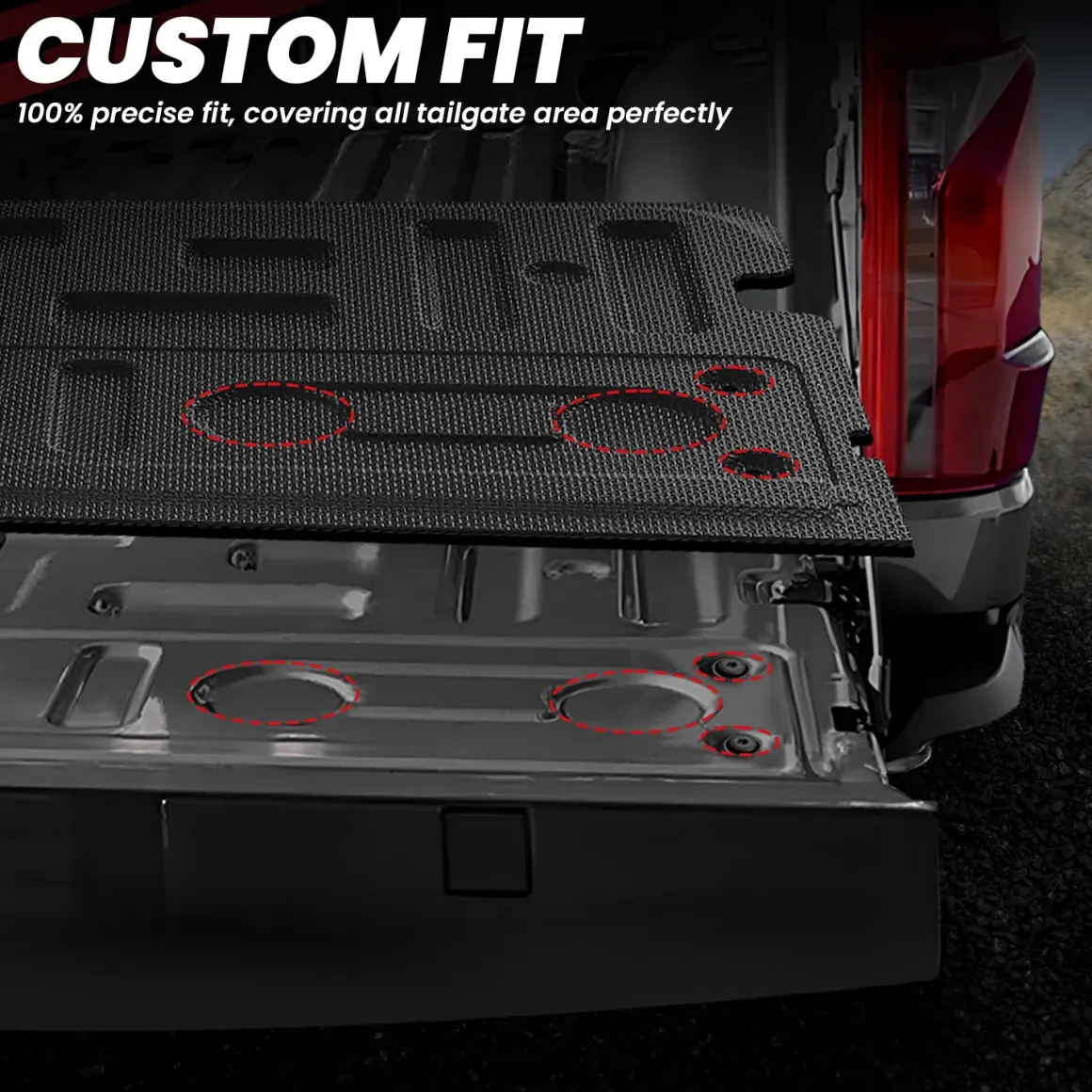 Fit for 2024-2026 Ford F-150 Bed Mat & Tailgate Mat, Including F-150 Lightning