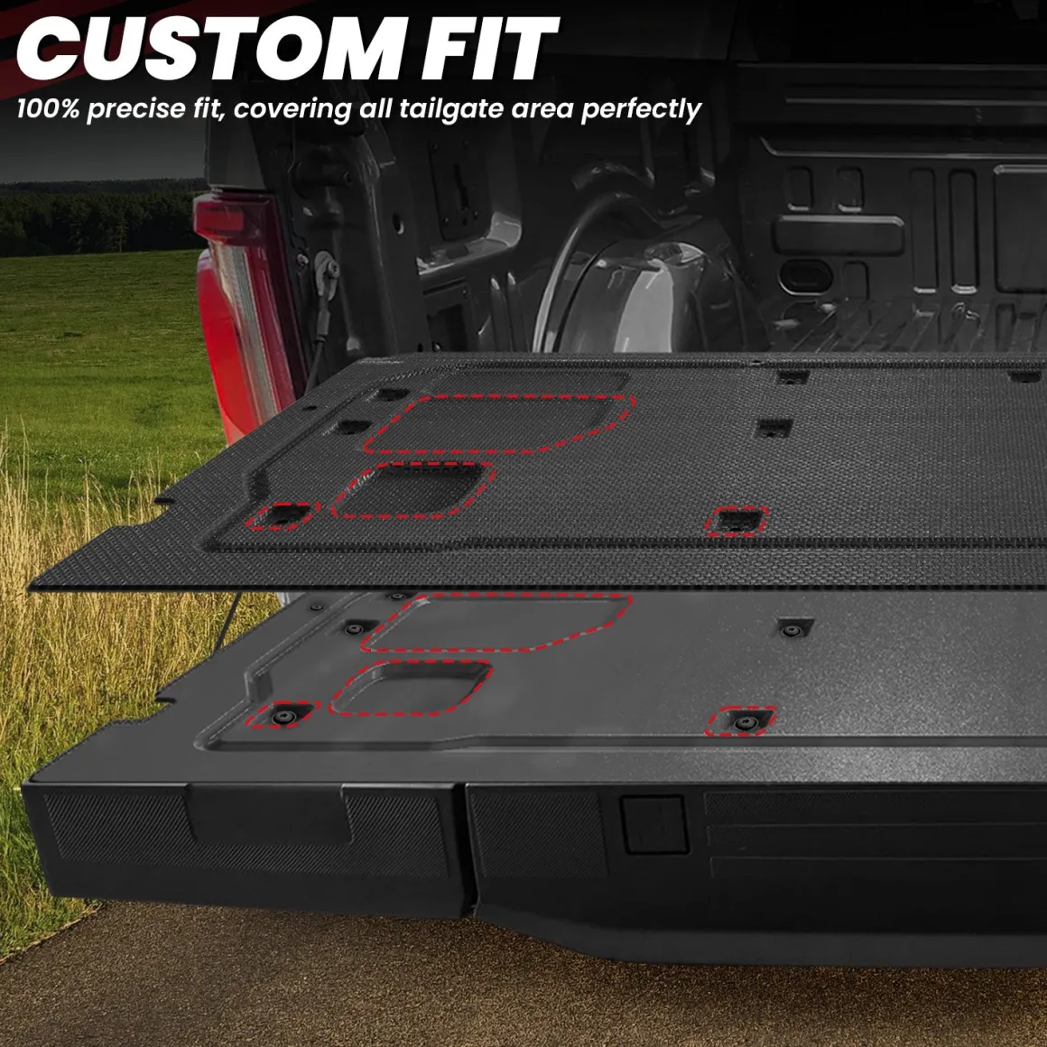 Fit for 2024-2026 Ford F-150 Bed Mat & Tailgate Mat, Including F-150 Lightning