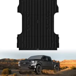 Fit for 2017-2026 Ford F-250 F-350 F-450 F-550 Super Duty Bed Mat or Tailgate Mat, Not Fit Drop-in liners