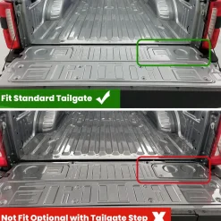 Fit for 2017-2026 Ford F-250 F-350 F-450 F-550 Super Duty Bed Mat or Tailgate Mat, Not Fit Drop-in liners