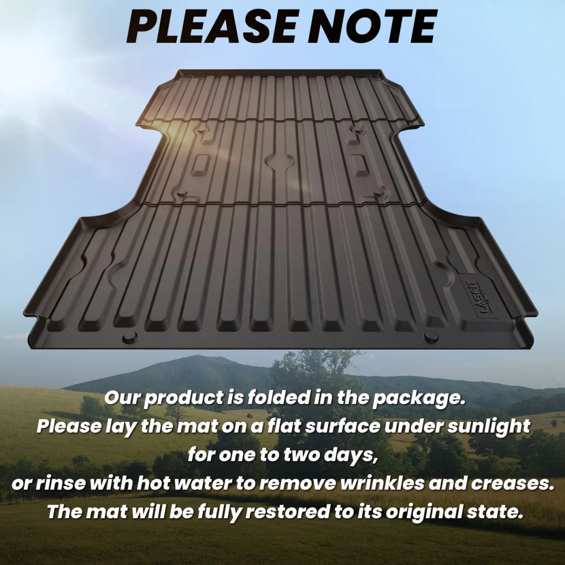 Fit for 2017-2026 Ford F-250 F-350 F-450 F-550 Super Duty Bed Mat or Tailgate Mat, Not Fit Drop-in liners