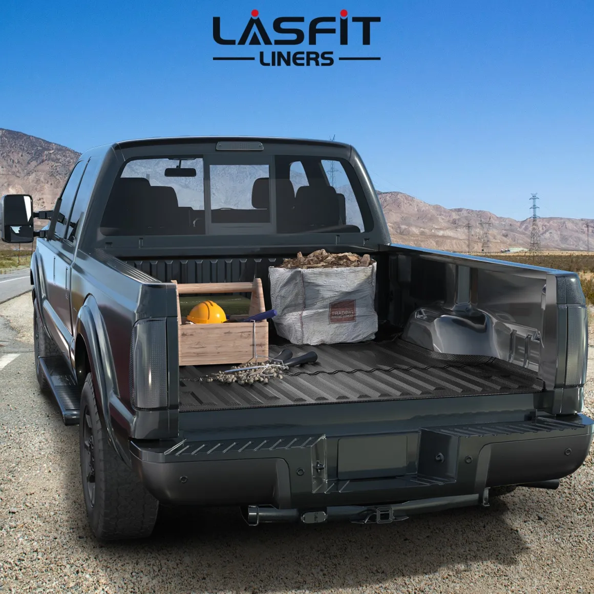 Fit for 2009-2016 Ford F-250 F-350 F-450 6.75FT(81") Heavy Duty Truck Bed Mat, Not Fit Drop-in liners
