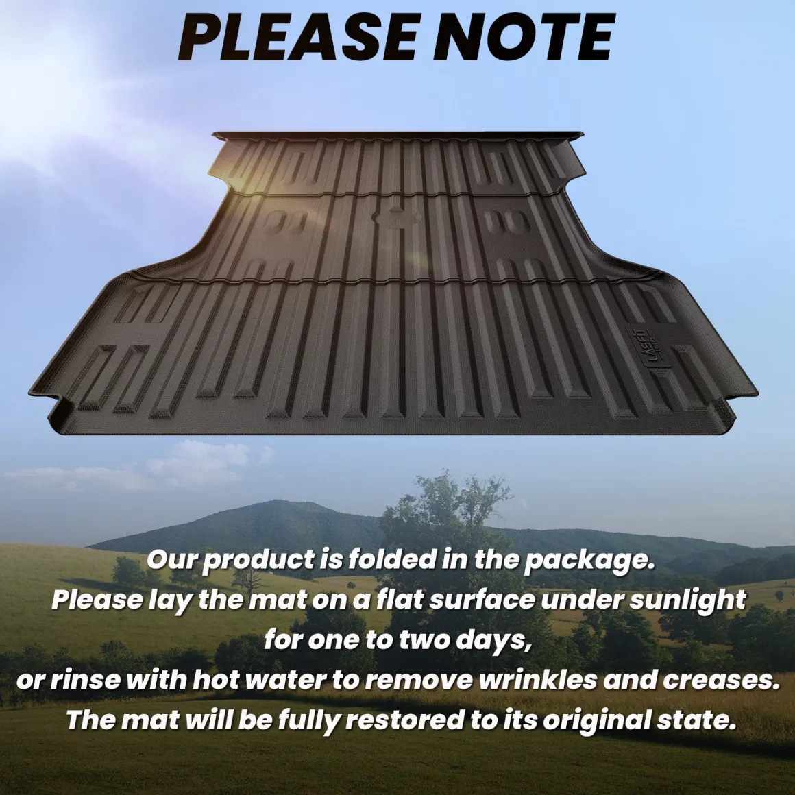 Fit for 2009-2016 Ford F-250 F-350 F-450 6.75FT(81") Heavy Duty Truck Bed Mat, Not Fit Drop-in liners