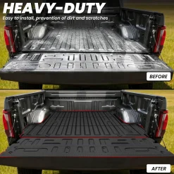 Fit for 2021-2023 Ford F-150 & F-150 Lightning Truck Bed Mat or Tailgate Mat, Not Fit Drop-in Liners
