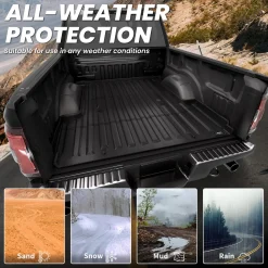 Fit for 2021-2023 Ford F-150 & F-150 Lightning Truck Bed Mat or Tailgate Mat, Not Fit Drop-in Liners