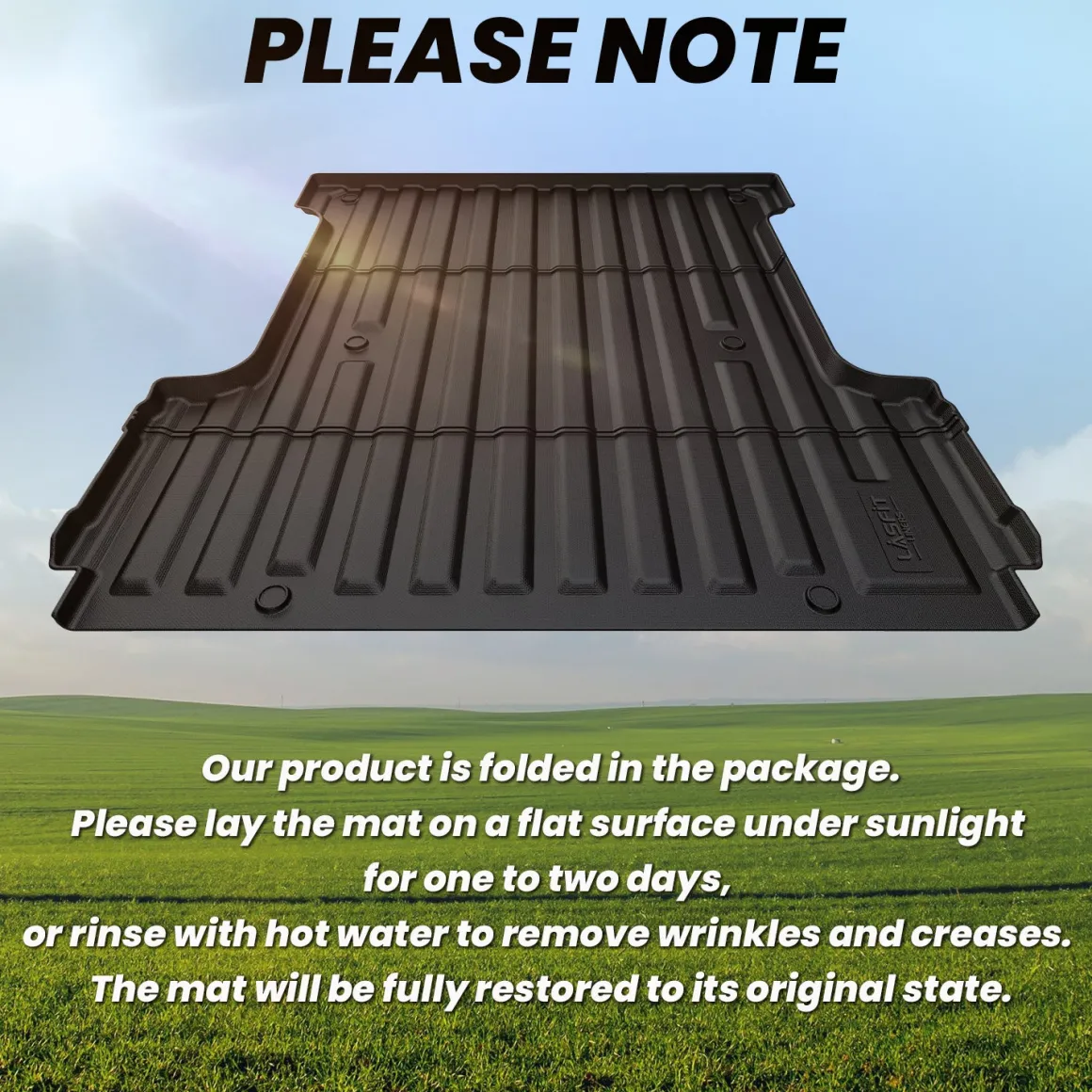 Fit for 2021-2023 Ford F-150 & F-150 Lightning Truck Bed Mat or Tailgate Mat, Not Fit Drop-in Liners