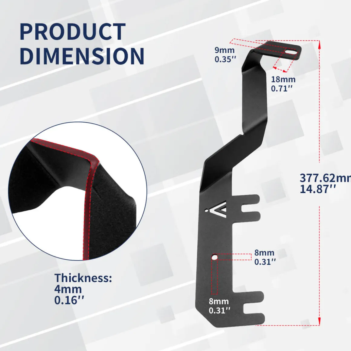 Fit For Ford F-250 F-350 2017-2021 Low Profile Ditch Light Brackets | LASFIT