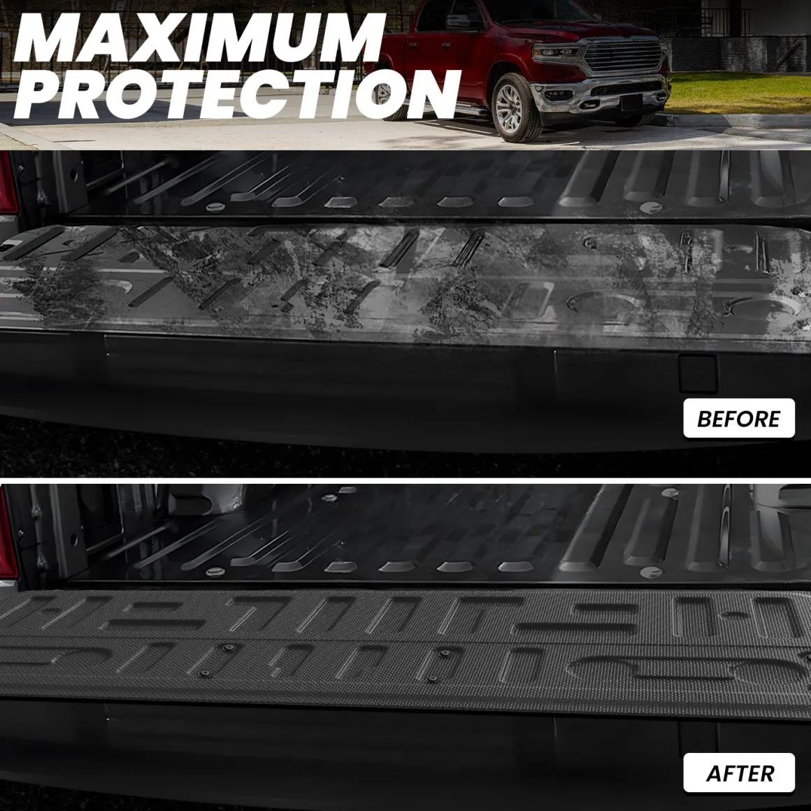 Fit for 2021-2026 Ford F-150 & 2022-2026 Ford F-150 Lightning Tailgate Cover