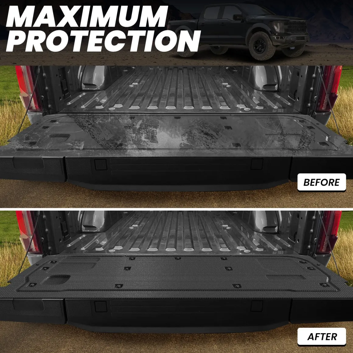 Fit for 2021-2026 Ford F-150 & 2022-2026 Ford F-150 Lightning Tailgate Cover