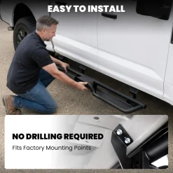 Fit for 2017-2026 Ford F-250 F-350 Running Boards Side Steps, Fit Crew Cab ONLY