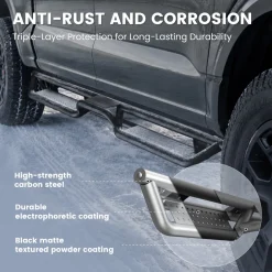 Fit for 2017-2026 Ford F-250 F-350 Running Boards Side Steps, Fit Crew Cab ONLY